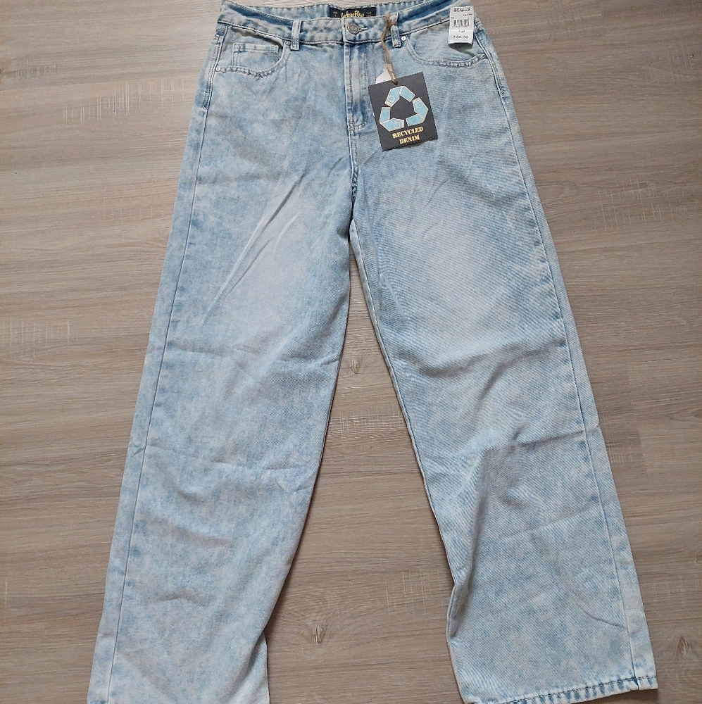 NWT Indigo Rein Super High Rise Dad Jean Size 11 - Picture 3 of 5